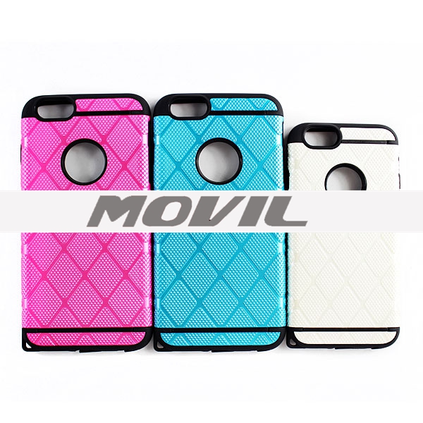 NP-2198 alta calidad tpu   pc funda para Apple iPhone 6 plus-5